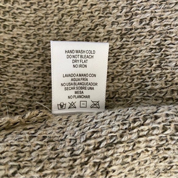 Love Tree Women's Sleeveless Long Sweater Vest Open Front Knit Cardigan Oatmeal - Picture 7 of 9